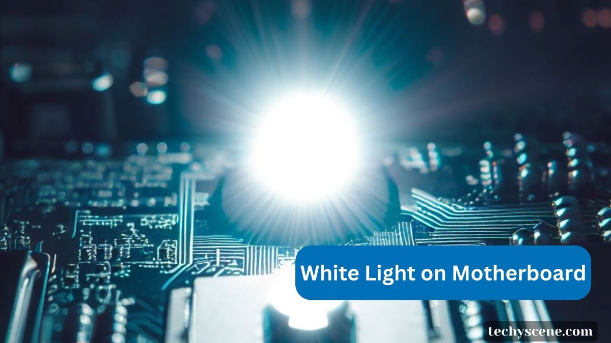 white light on motherboard: what it means and how to fix