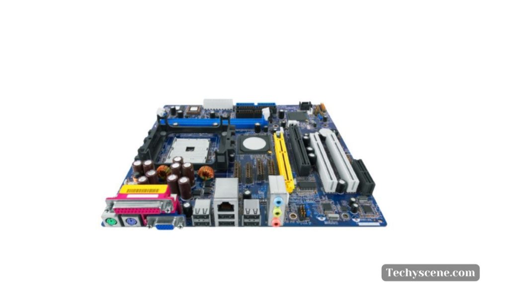 A computer's motherboard