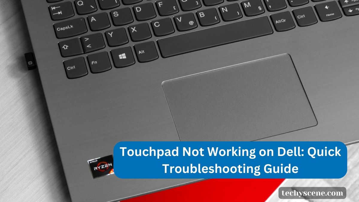 touchpad not working on dell laptop